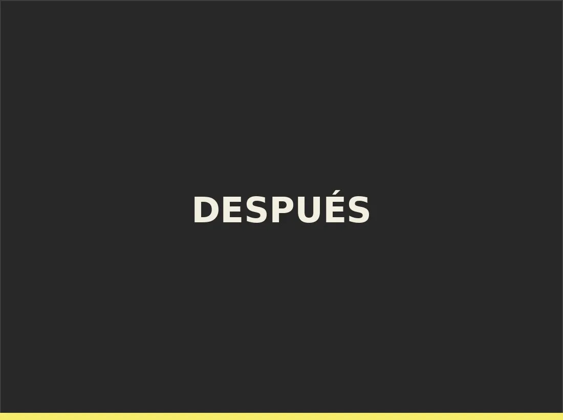 Dormitorio principal — después